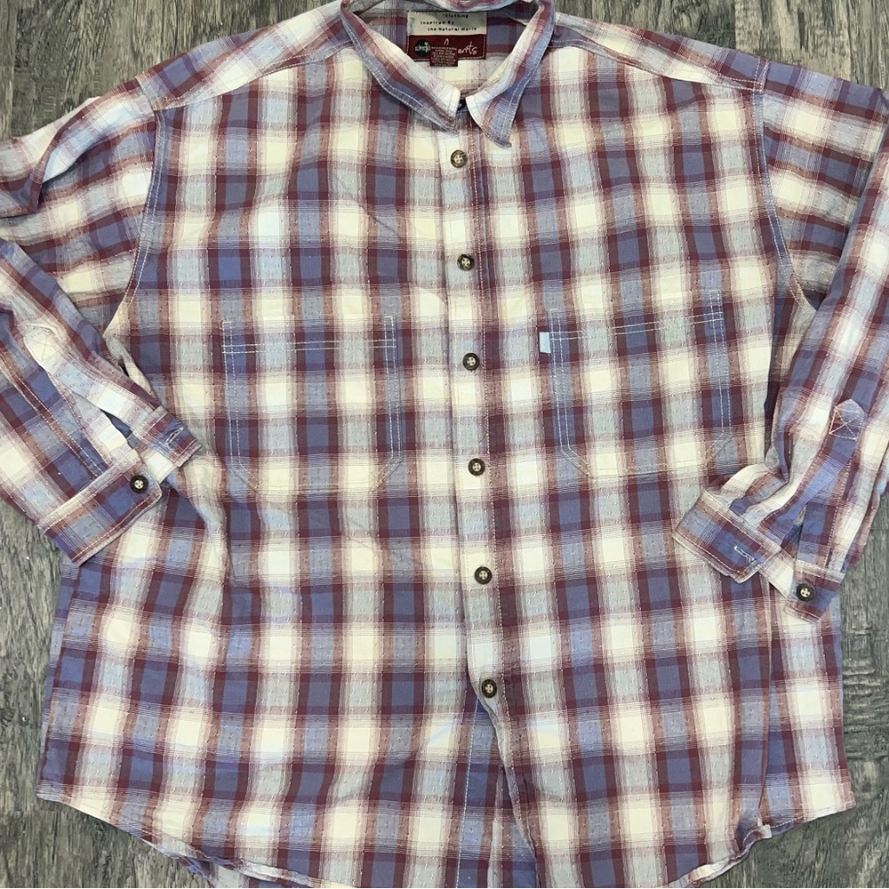 Elements Plaid Shirt - Red and White